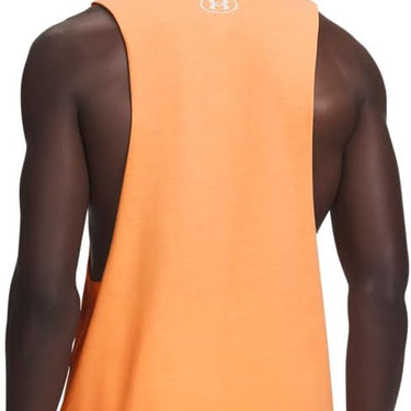 Under Armour Left Chest Cut-Off Men's Tank (Orange Bloc/White) Size XL