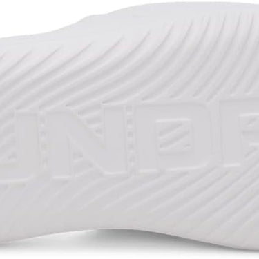 Under Armour Women's Ignite Pro 8 Fixed Band Slides (White/White/Iridescent) Size 7