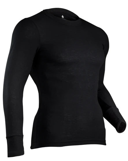 Indera Men's Mesh Knit Performance Thermal Crew Medium