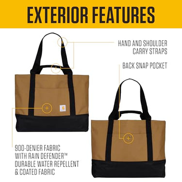 Carhartt 32L Classic Vertical Open Tote Bag (Gravel)