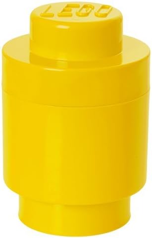 Load image into Gallery viewer, Lego 1-Stud Round Storage Brick – Yellow
