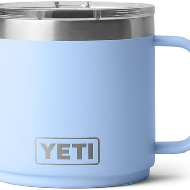 YETI Rambler 14oz Stackable Mug w/MagSlider Lid (Big Sky Blue)