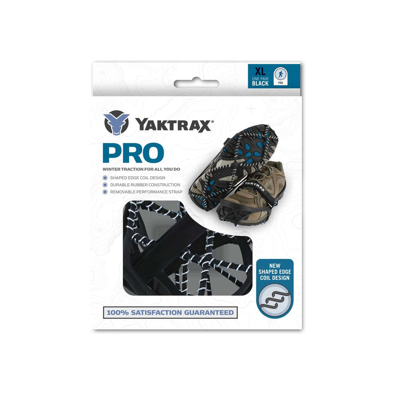 Load image into Gallery viewer, Yaktrax Pro Unisex Rubber/Steel Snow and Ice Traction Black M Waterproof 1 pair
