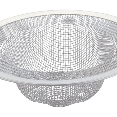 Ace 4-3/8 in. D Chrome Silver Stainless Steel Mesh Strainer