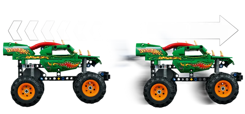 Load image into Gallery viewer, Lego Technic Monster Jam™ Dragon™ 217pc
