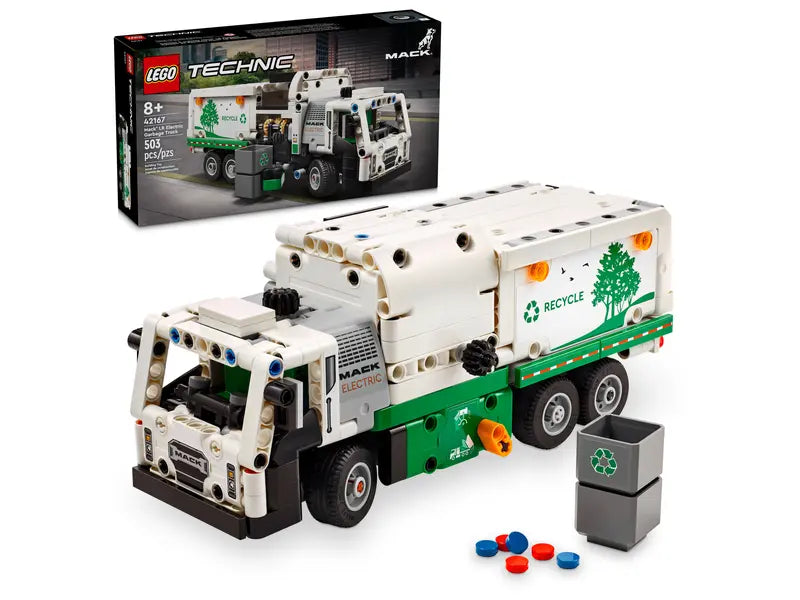 Load image into Gallery viewer, Lego Technic Mack® LR Electric Garbage Truck 503pc
