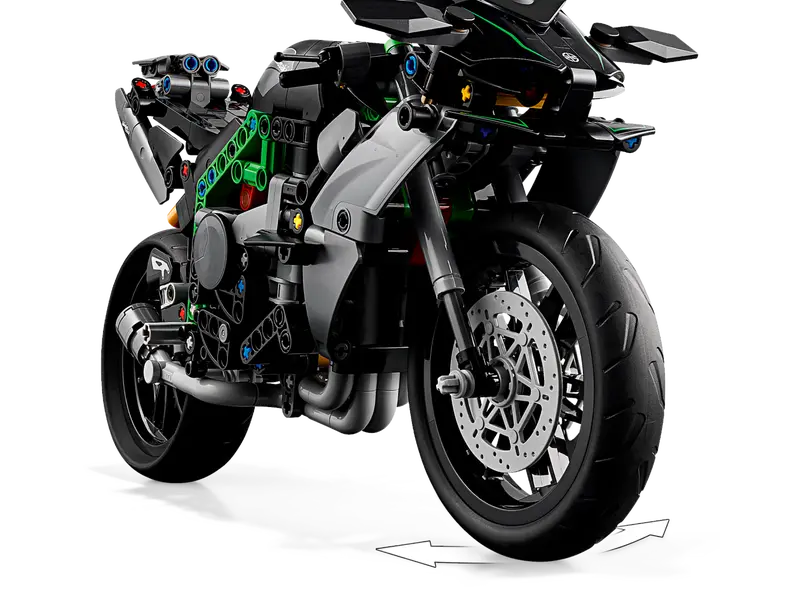 Load image into Gallery viewer, Lego Technic Kawasaki Ninja H2R Motorcycle 643pc
