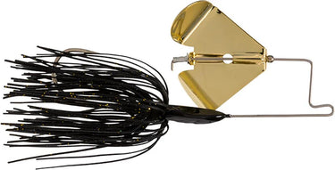 Buckeye Lures 1/4oz Buzzerk Buzzbait (Black w/ Gold Blade)