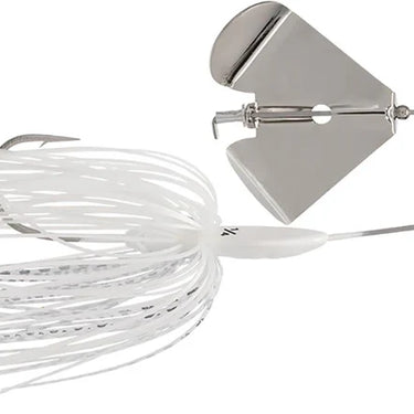 Buckeye Lures 1/2oz Buzzerk Buzzbait (White w/ Nickel Blade)
