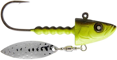 Daiwa Smelthead DX 1oz Swimbait Jighead (Chartreuse Green Back)