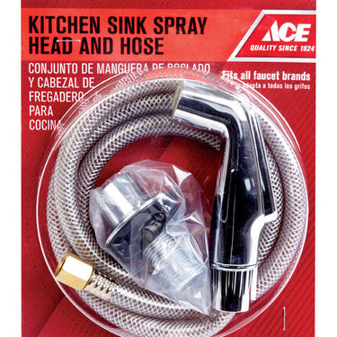 Ace For Universal Chrome Faucet Sprayer with Hose