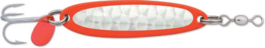 Luhr-Jensen 3/8oz Krocodile Spoon w/Treble Hook (Fire/Silver Prism)