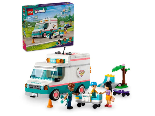 Lego Friends Heartlake City Hospital Ambulance 344pc