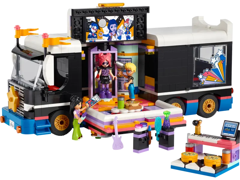 Load image into Gallery viewer, Lego Friends Pop Star Music Tour Bus 845pc
