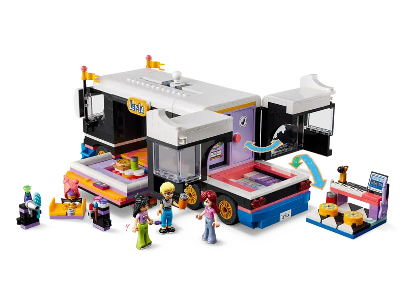 Load image into Gallery viewer, Lego Friends Pop Star Music Tour Bus 845pc
