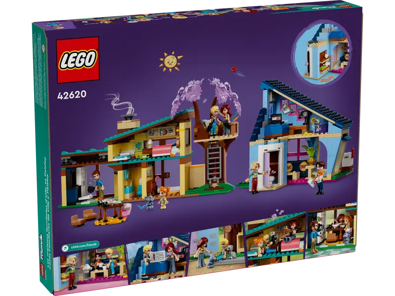 Load image into Gallery viewer, Lego Friends Olly and Paisley&#39;s Family Houses 1034pc
