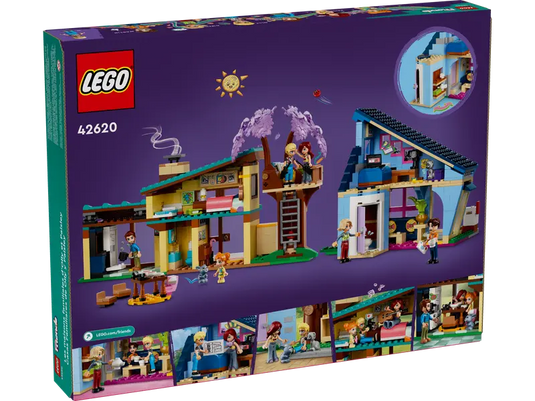 Lego Friends Olly and Paisley's Family Houses 1034pc