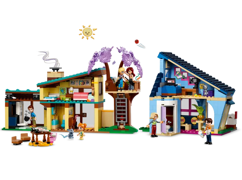 Load image into Gallery viewer, Lego Friends Olly and Paisley&#39;s Family Houses 1034pc
