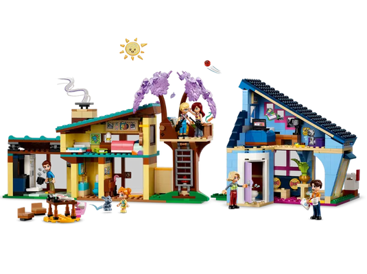 Lego Friends Olly and Paisley's Family Houses 1034pc