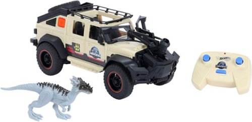 Matchbox Jurassic World Jeep Gladiator RC Vehicle with Dinosaur