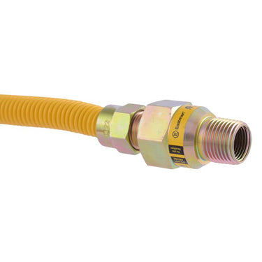 Eastman 1/2 in. MIP in. X 1/2 in. D FIP 36 in. Stainless Steel Gas Connector