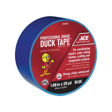Ace 1.88 in. W X 20 yd L Blue Solid Duct Tape