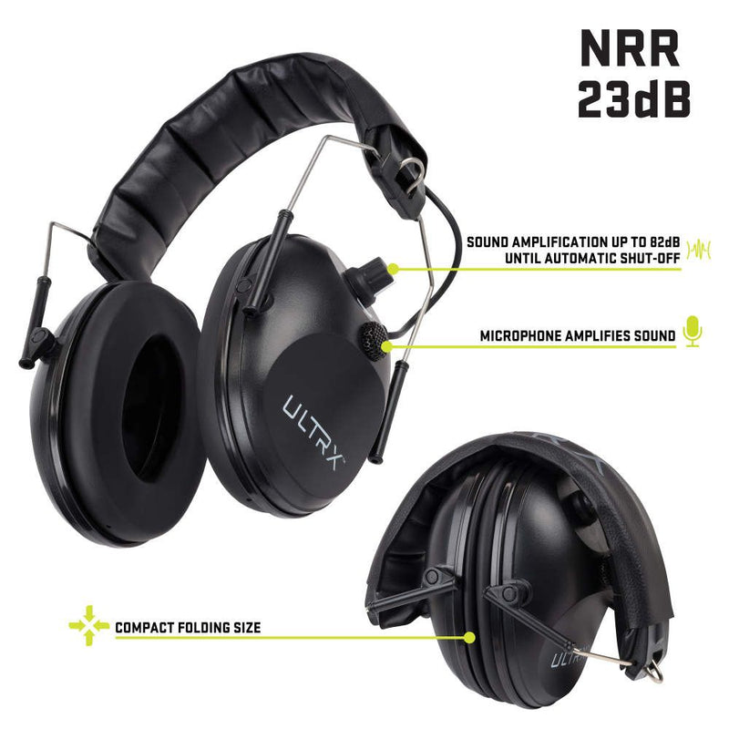 Load image into Gallery viewer, Allen ULTRX Electronic Earmuff - Black
