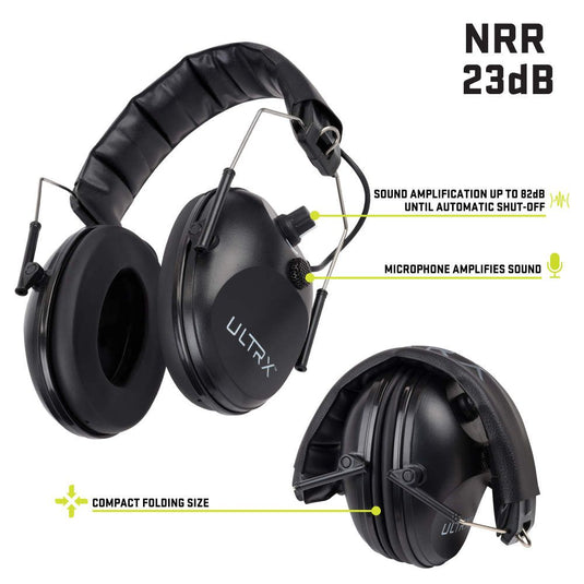 Allen ULTRX Electronic Earmuff - Black