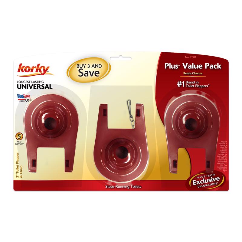 Load image into Gallery viewer, Korky Premium Universal - 3 pack Toilet Flapper
