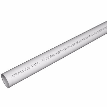 Charlotte Pipe SDR21 PVC Pressure Pipe 3/4 in. D X 10 ft. L Plain End 200 psi