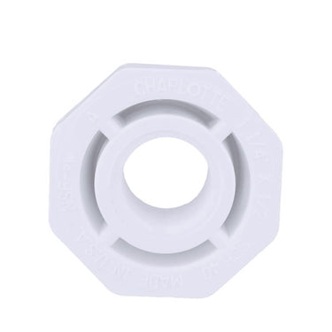 Charlotte Pipe Schedule 40 1-1/4 in. Spigot X 1/2 in. D FPT PVC Reducing Bushing 1 pk