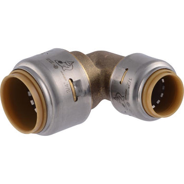 SharkBite Push to Connect 3/4 in. PTC each X 1/2 in. D Brass Reducing Elbow