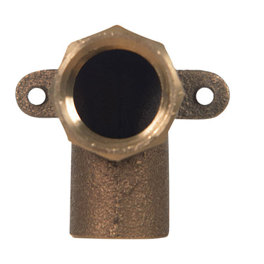 NIBCO 3/4 in. Sweat X 3/4 in. D FPT Brass Drop Ear Elbow 1 pk