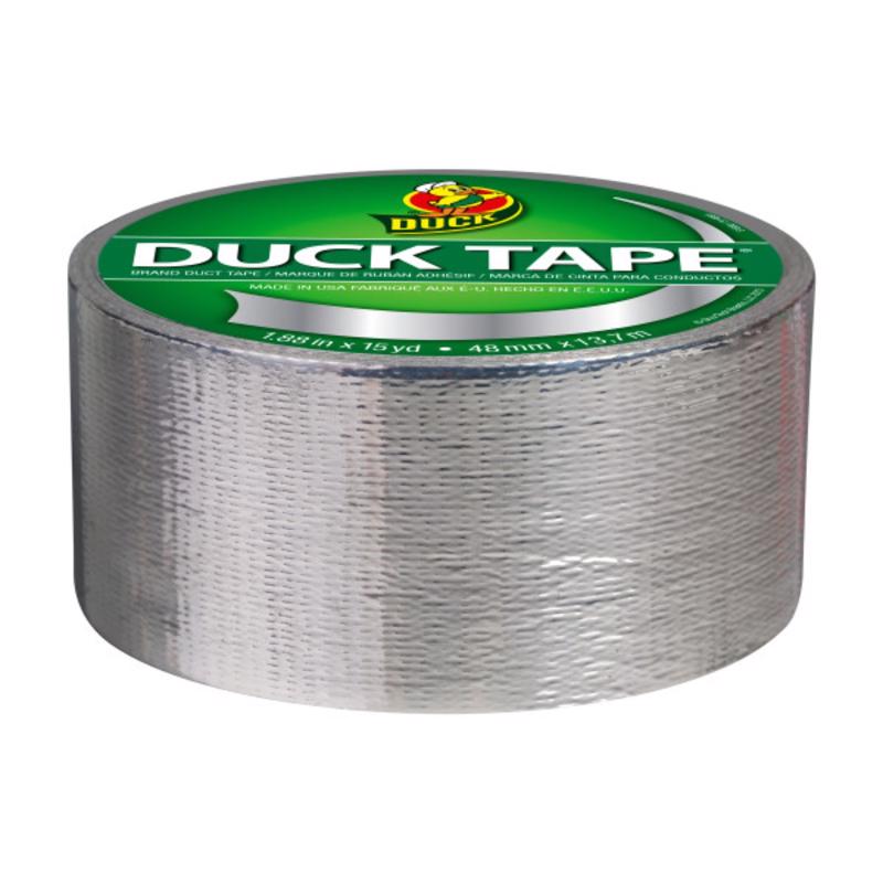 Load image into Gallery viewer, Duck 1.88 in. W X 15 yd L Chrome Solid Duct Tape
