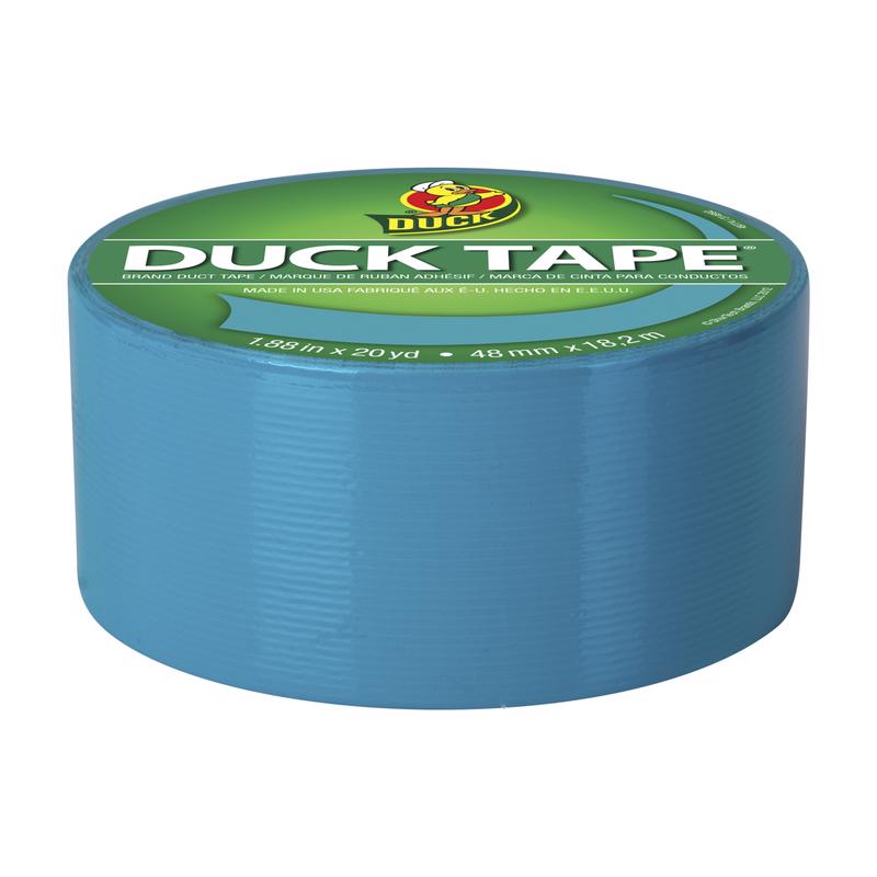 Load image into Gallery viewer, Duck 1.88 in. W X 20 yd L Aqua Solid Duct Tape
