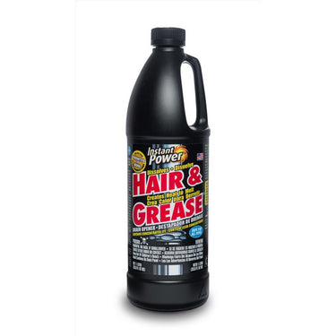 Instant Power Hair & Grease Liquid Drain Opener 1 L