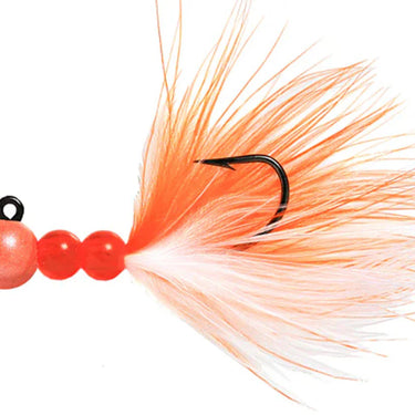 Beau Mac 1/4oz Marabou Steelhead Jig (Peach)