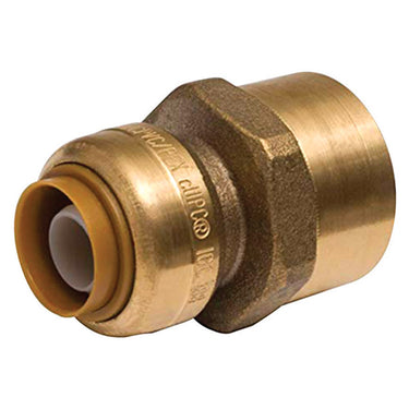 SharkBite Push to Connect 3/8 in. PTC X 1/2 in. D Female Brass Connector