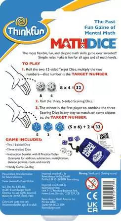 Educational Game - Math Dice