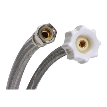 Fluidmaster 3/8 in. Compression X 7/8 in. D Ballcock 20 in. Braided Stainless Steel Toilet Supply Li
