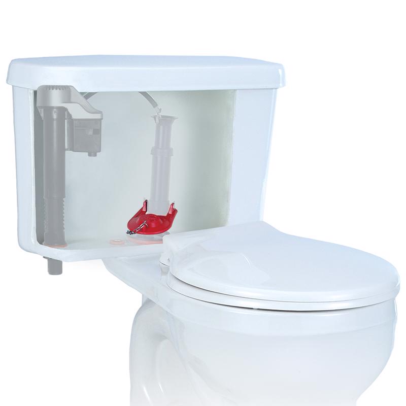 Load image into Gallery viewer, Korky Plus Universal 2 Inch Toilet Flapper Red
