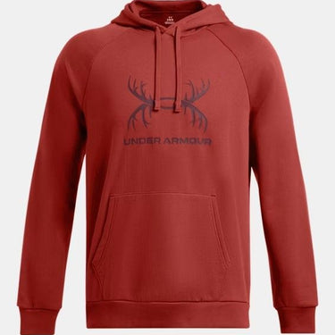 Under Armour Men's Rival Fleece Antler Hoodie (Earthen Orange)