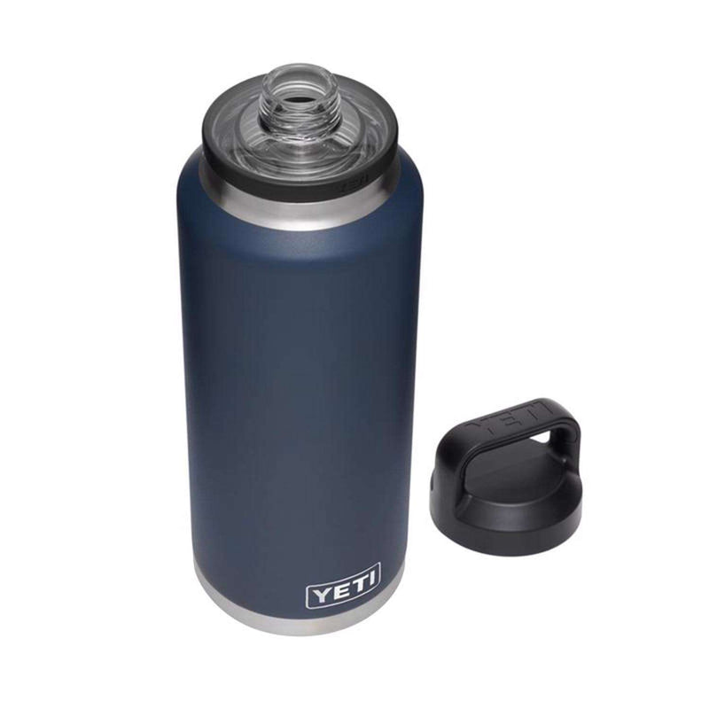 Load image into Gallery viewer, YETI Rambler 46 oz Navy BPA Free Bottle with Chug Cap
