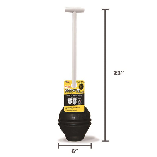 Korky Toilet Plunger 25 in. L X 5 in. D