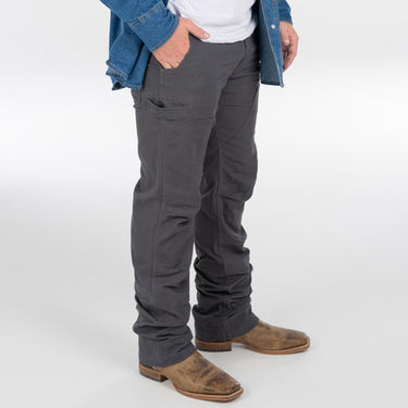 Key Americana Double Front Cell Phone Flex Pant (Slate) Size 38x36