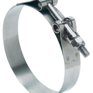 Ideal Tridon 1-1/2 in. 1-5/8 in. 150 Silver Hose Clamp With Tongue Bridge Stainless Steel Band T-Bol