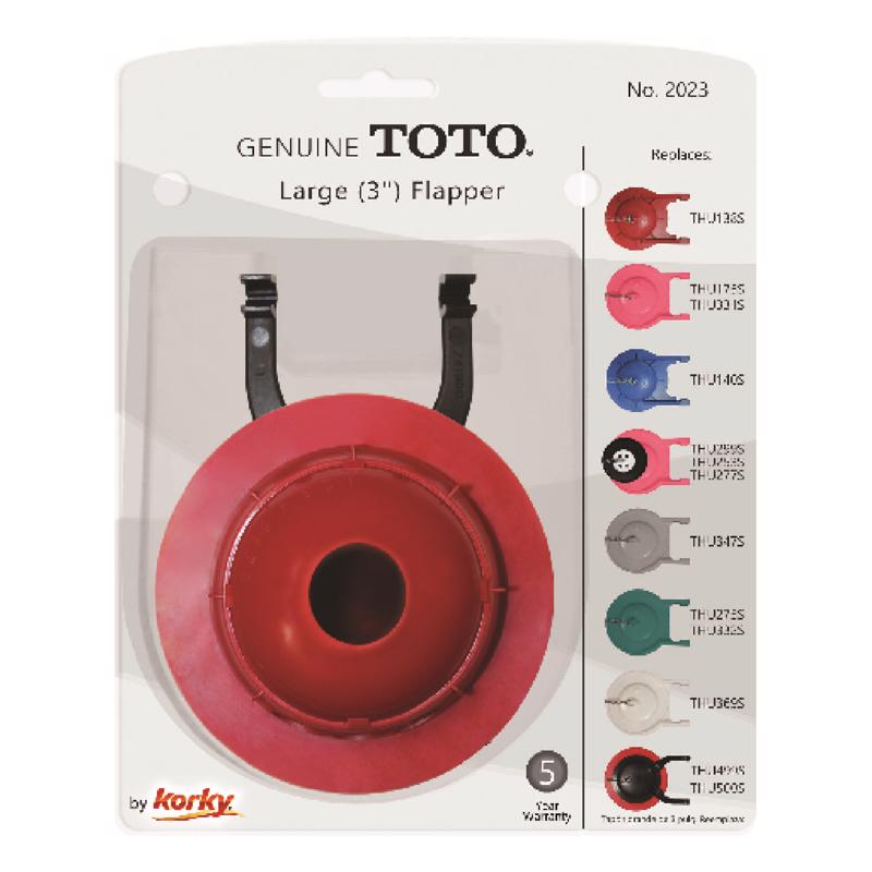 Load image into Gallery viewer, Korky Genuine TOTO 3 inch Universal Toilet Flapper
