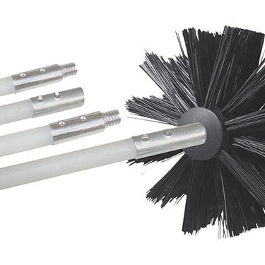 Deflect-O 4 in. D Black/White Aluminum Duct Cleaning Kit