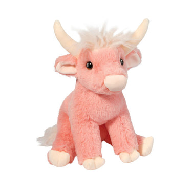 Douglas Candie Pink Highland Cow Soft Plush