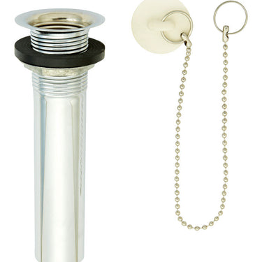 Ace 1-1/4 in. Chrome Brass Lift Plug and Drain